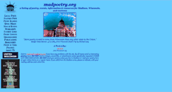 Desktop Screenshot of madpoetry.org