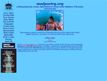 Tablet Screenshot of madpoetry.org
